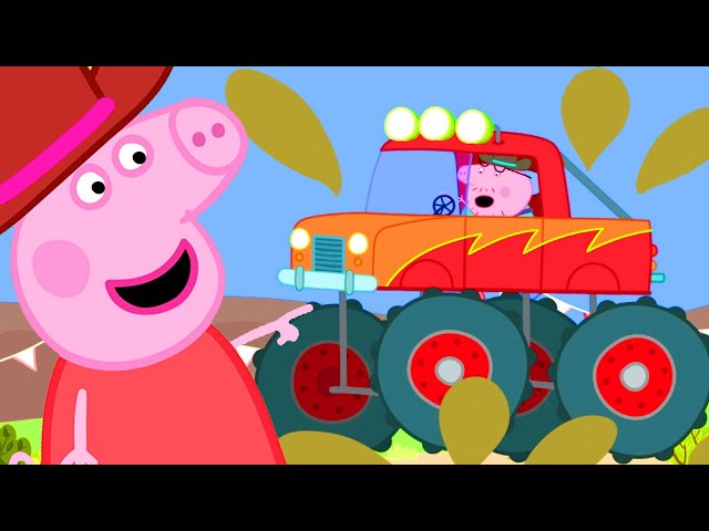 Daddy Pig Drives a Monster Truck! | Peppa Pig Official Family Kids Cartoon