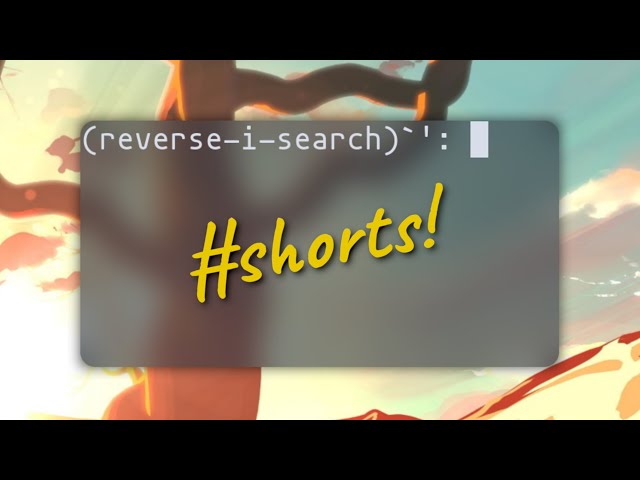 Reverse-i search in bash / zsh terminal #shorts