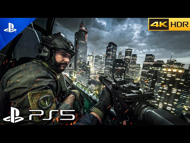 (PS5) CHICAGO ATTACK | Immersive Realistic ULTRA Graphics Gameplay [4K 60FPS HDR] Call of Duty