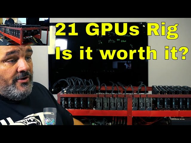 GPU Mining Megabuild 21 GPUs but is it worth it? 13x 5700XT 8x nVidia P106