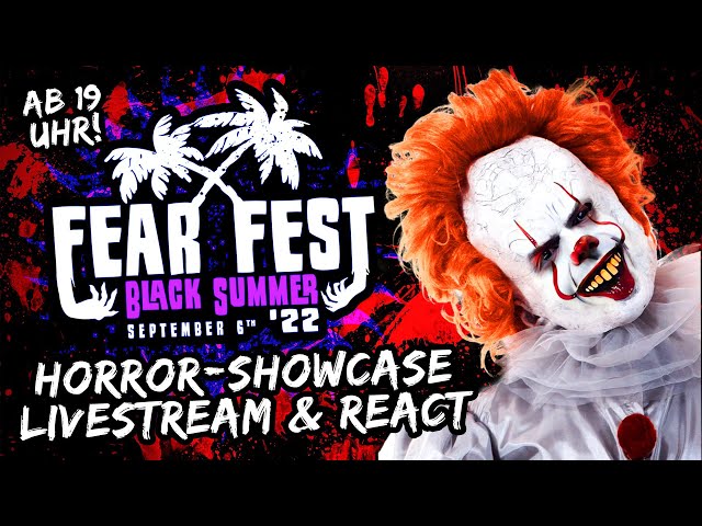 FEAR FEST: BLACK SUMMER 2022 // Horror-Game-Showcase  🔴 Livestream, Kommentar & React mit Gregor