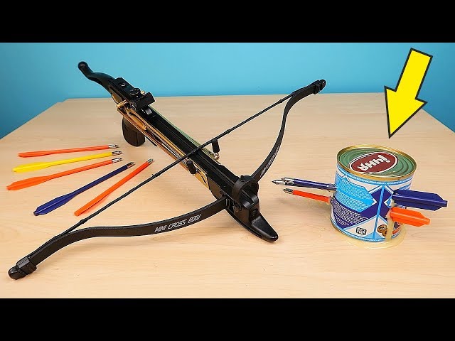 What can a Cobra Mini Crossbow do? Shooting different targets! alex boyko