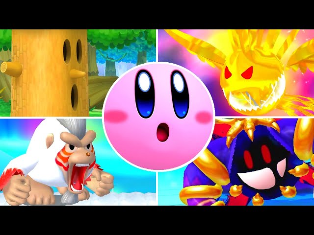 Kirby's Return to Dream Land HD - All Bosses