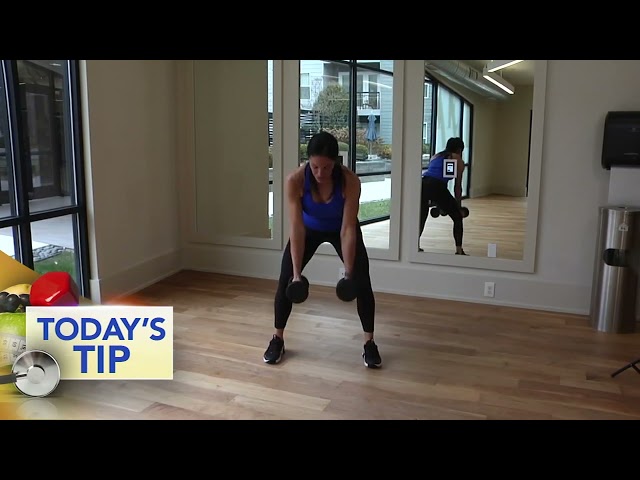 Fitness tip: Exercise to strengthen your back and core