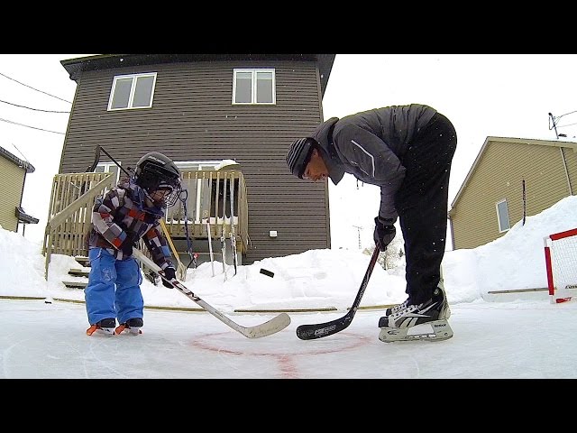 GoPro: Father and Son Backyard Hockey Fun