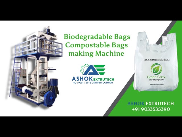 Biodegradable Bags Machine I Compostable Bags Machine I Corn Starch Bags Making Machine Business