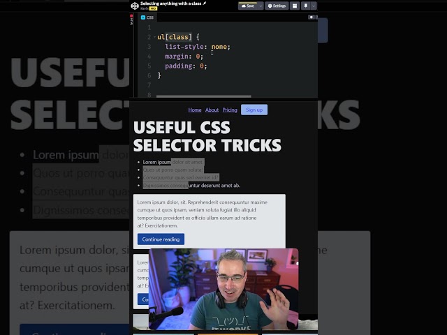 Super simple & useful CSS selector trick