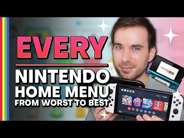 Ranking Every Nintendo Home Menu