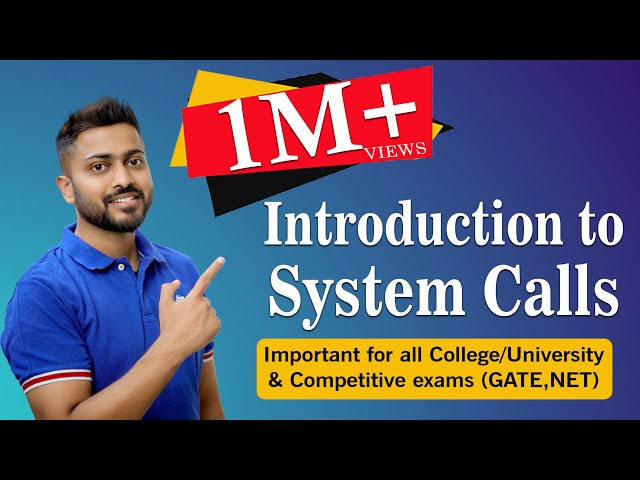 L-1.7: System Calls in Operating system and its types in Hindi