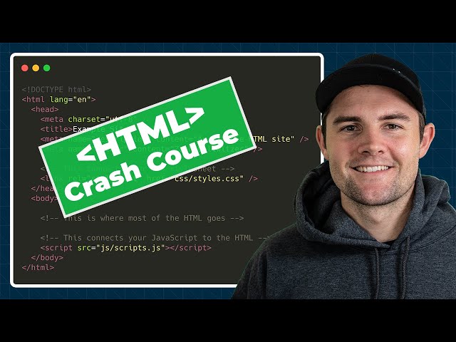 HTML Crash Course for Beginners #fullstackroadmap (Ep. 7.0)