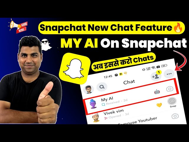 How to Get My AI Chatbot on Snapchat | My Ai Snapchat | snapchat my ai 🤖 hindi | Snapchat Chatbot