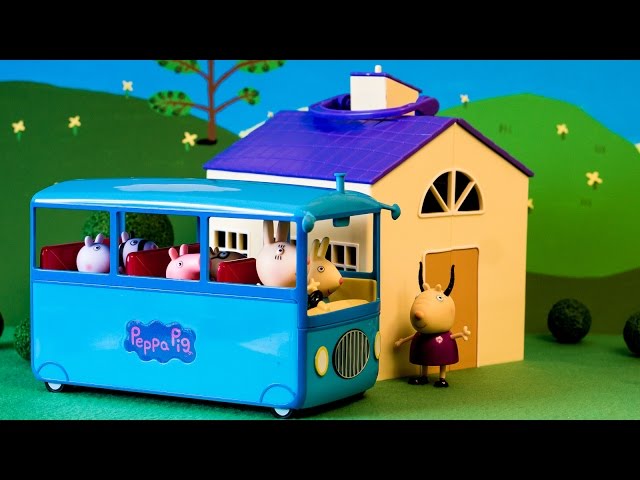Peppa Pig's School Bus Playset