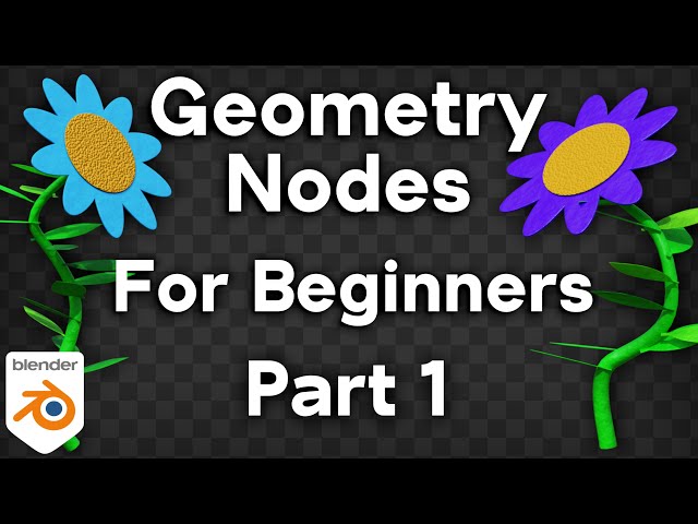 Geometry Nodes for Complete Beginners - Part 1 (Blender Tutorial)