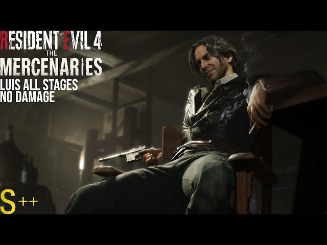 Resident Evil 4 Remake - Mercenaries Luis All Stages S++ Rank (No Damage)