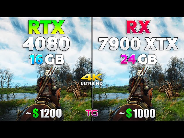 RTX 4080 vs RX 7900 XTX - Test in 8 Games l 4K Ray Tracing