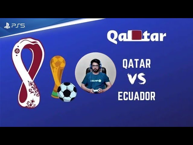 Qatar Vs Ecuador FIFA World CUP 2022 live PS5 ( 1080P HD 60FPS)