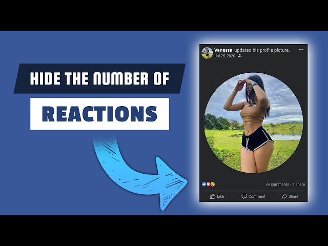 How to hide the Number of Reactions on Facebook posts