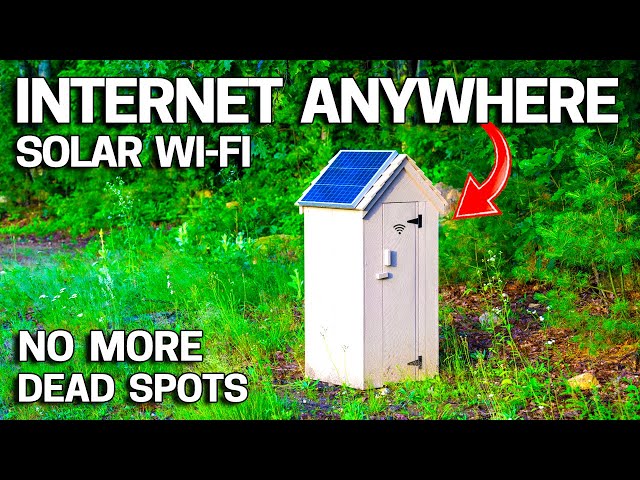 How to get Wifi in the woods - DIY Solar Internet Station