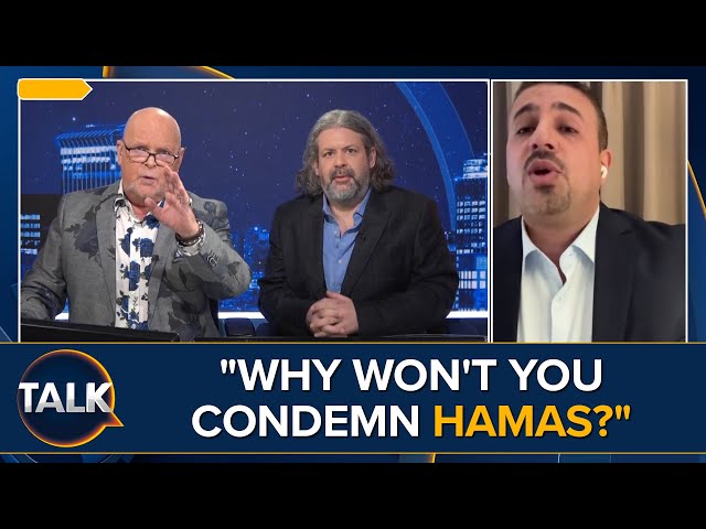"Why Won't You Condemn Hamas?" | James Whale Throws Guest Off Show