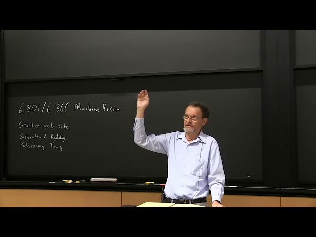 Lecture 1: Introduction to Machine Vision