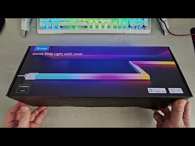 Govee Newest Product Strip Lights With Cover Unboxing & Quick Setup