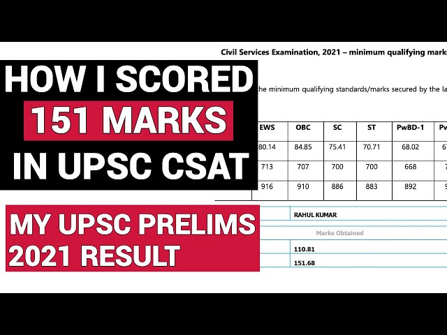 HOW I EASILY SCORED 151 MARKS IN UPSC CSAT | #UPSC_2023