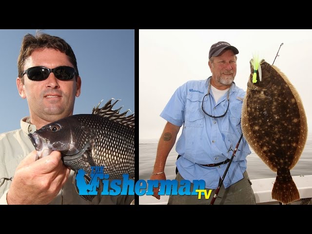 Rhode Island Fluke, Moriches Fluke and New Jersey Sea Bass on the Fisherman TV