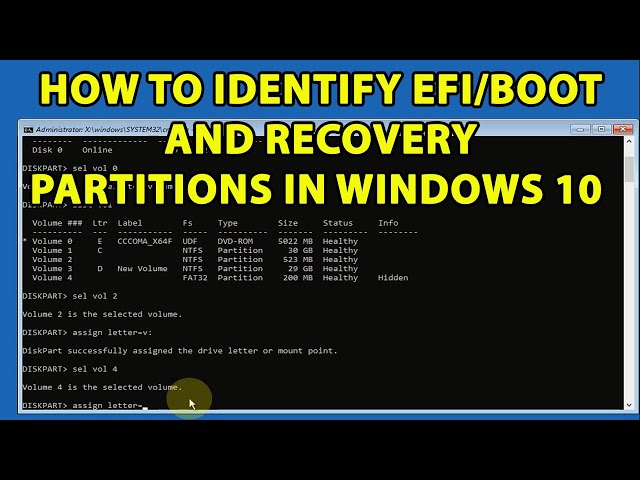 How to Identify EFI or Boot Partition in Windows 10 | How do I find My EFI Partition Windows 10 & 11