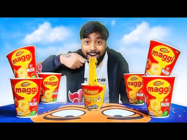 I Tasted Famous Maggi Cuppa Noodles - Tasty or Bad ?