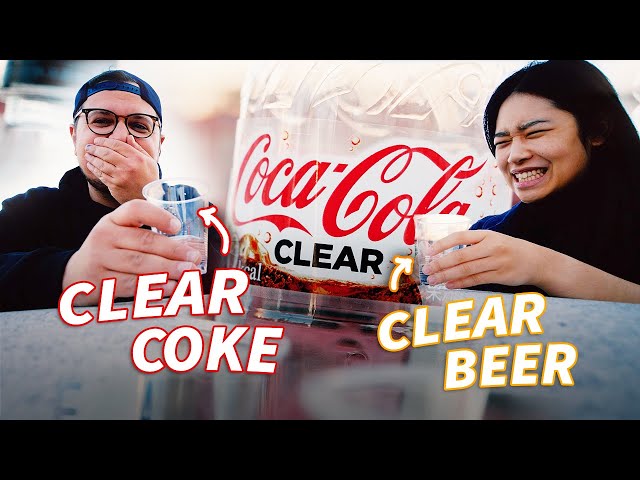 Coca Cola and Beer in Japan 🇯🇵 - it's CLEAR!