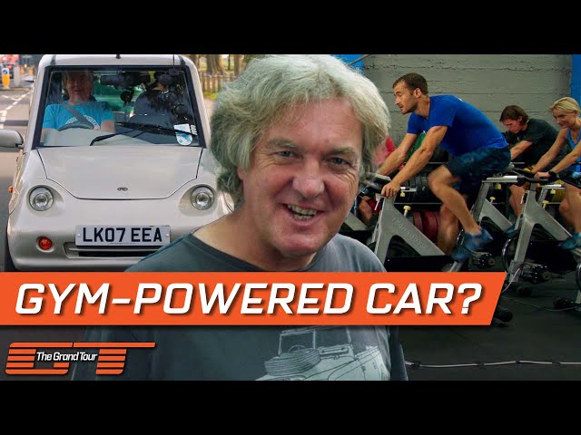 James May Test Drives His Gym-Powered Electric Car In London | The Grand Tour