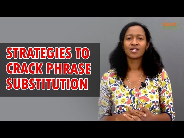 Strategies to Crack Phrase Substitution | Easy learning for IBPS PO | TalentSprint
