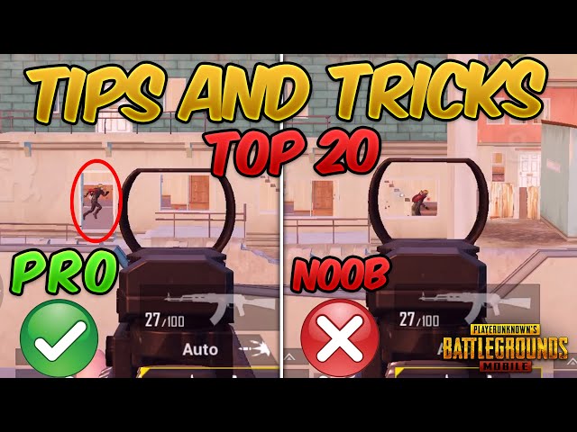 Top 20 Tips & Tricks in PUBG Mobile that Everyone Should Know (From NOOB TO PRO) Guide #4