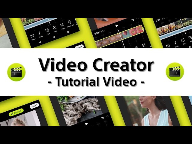Xperia 1 V & Xperia 5 V | Video Creator | Tutorial video – quick & easy video creation​