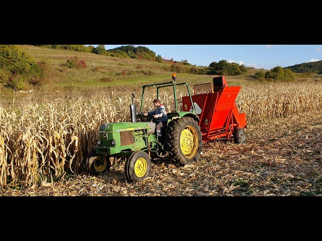 John Deere i kombajniranje ličkog kukuruza u Kompolju