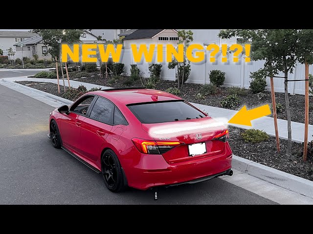New Wing for the 11th Gen Civic SI