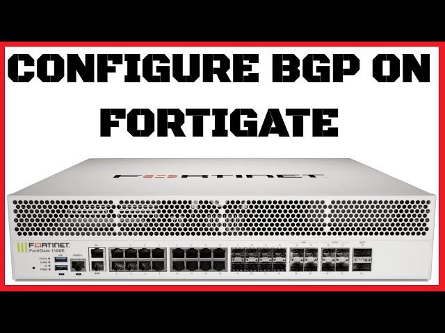 How to Configure BGP on Fortigate