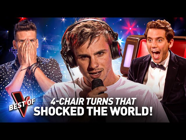 4-CHAIR TURNS That SHOCKED the World on The Voice | Top 10
