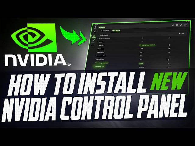 🔧 How to Install Nvidia APP and setup for Gaming *New Nvidia Control Panel* ✅