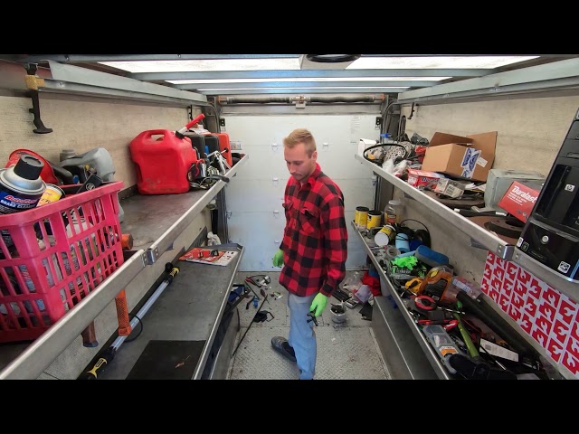 Organizing my UPS truck! **Mobile mechanics**