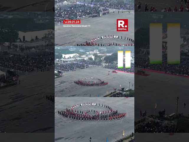 Armed Services Band Showcases Various Formations From Chakravyuh To G20 Logo At Beating Retreat