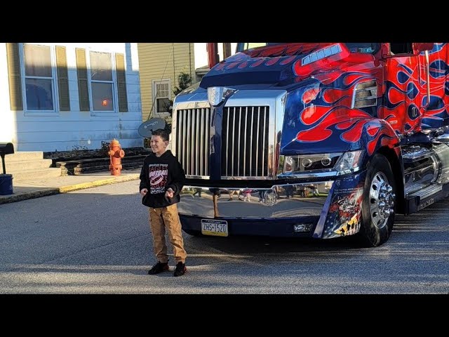 A surprise Make-A-Wish visit ... Transformers style!