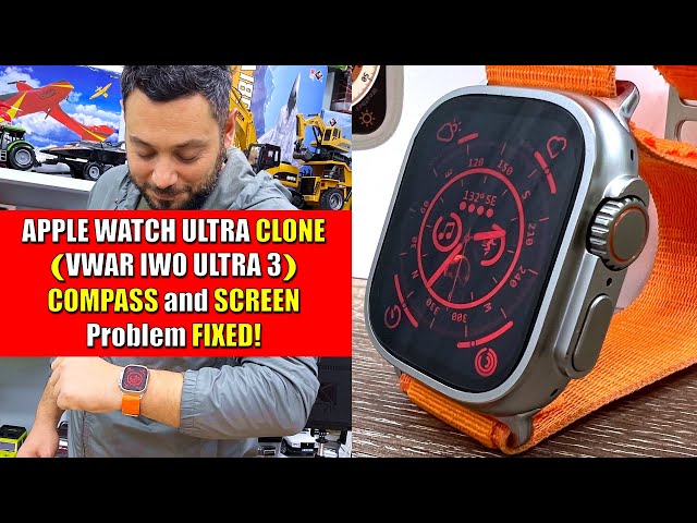 How to fix IWO ULTRA 3 Compass Problem - APPLE Watch ULTRA Clone