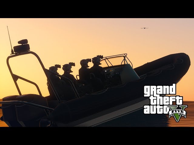 GTA 5 - NAVY SEAL MISSION! Military ARMY Patrol #55 - Saving San Andreas! (Underwater Raid)
