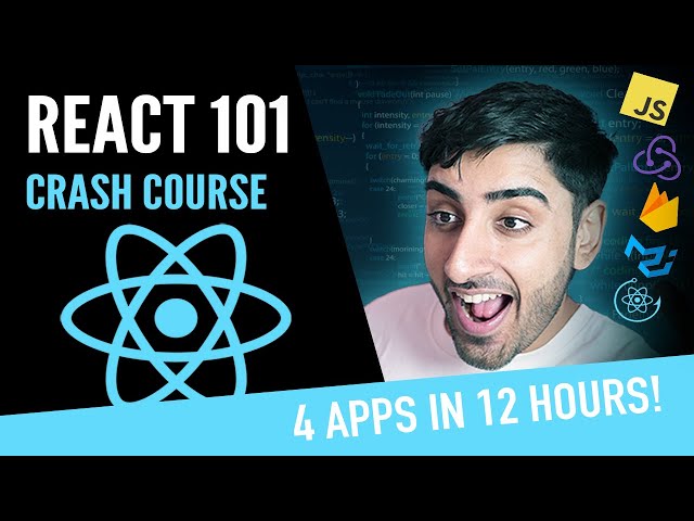 React JS Crash Course for Beginners - Build 4 Apps in 12 Hours (Redux, Firebase, Auth + More) [2023]