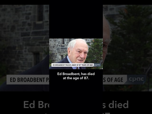 Former NDP leader Ed Broadbent has died at the age of 87 #cdnpoli