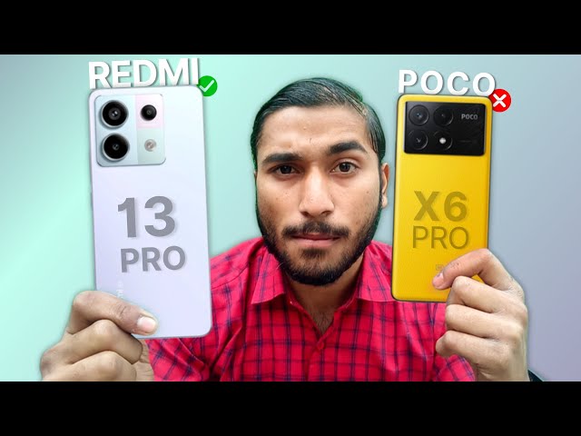 Poco X6 Pro vs Redmi Note 13 Pro “Yeh Galti Mat Karna” | Best Phone Under ₹25,000??