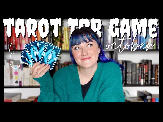 october HORROR tarot tbr game ft. sleeping beauty and the wheel of fortune