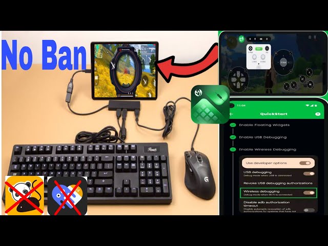 Full setup on keyboard mouse mobile free fire ! Mantis Mouse pro