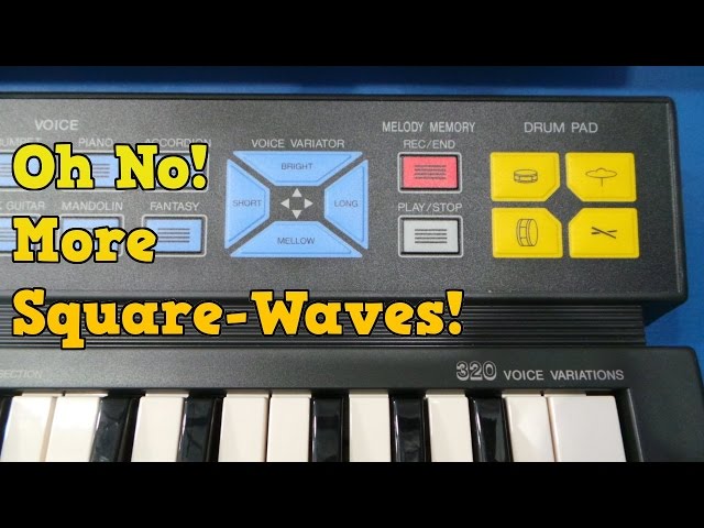 Oh No! More Square Waves!  Yamaha PSS 125